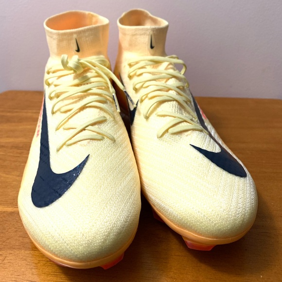 Nike Zoom Superfly 10 Elite KM FG Soccer Cleats (Light Laser Orange/Armory Navy) main image 9